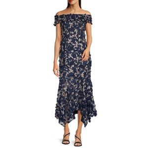 Dillards Xscape Gown, Navy Blue, Size 12